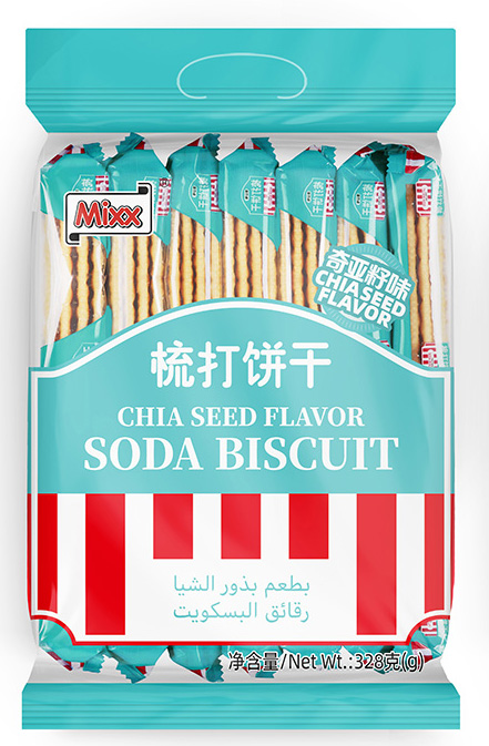 Chia seed soda Biscuits (350g) Chia seed soda Biscuits (350g)