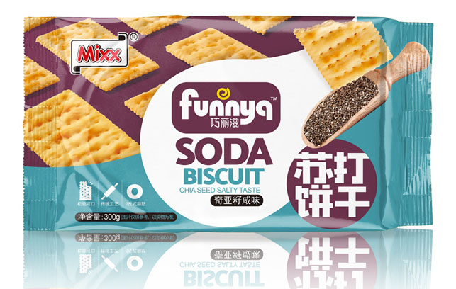 Chia seed salty Soda Biscuits (300g) Chia seed salty Soda Biscuits (300g)