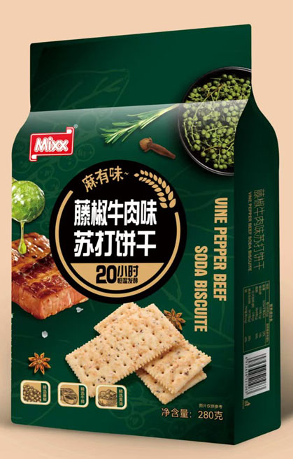 rattan pepper Beef Flavored Soda Biscuits (280g) rattan pepper Beef Flavored Soda Biscuits (280g)