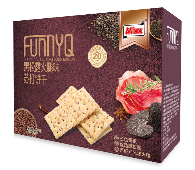 Black Truffle Ham Flavored Soda Biscuits (608g) Black Truffle Ham Flavored Soda Biscuits (608g)