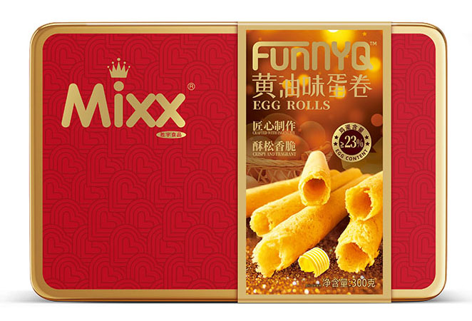 Butter-flavored egg rolls (300g)