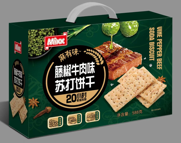 rattan pepper beef flavored soda Biscuits(588g) rattan pepper beef flavored soda Biscuits(588g)